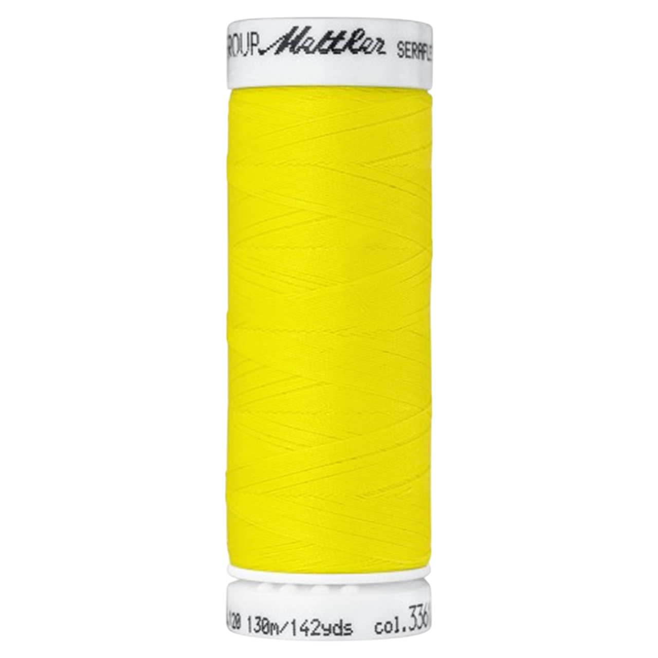Bobine de fil coudre - jaune - 130m - Haute élasticité  - METTLER - 100% polyester