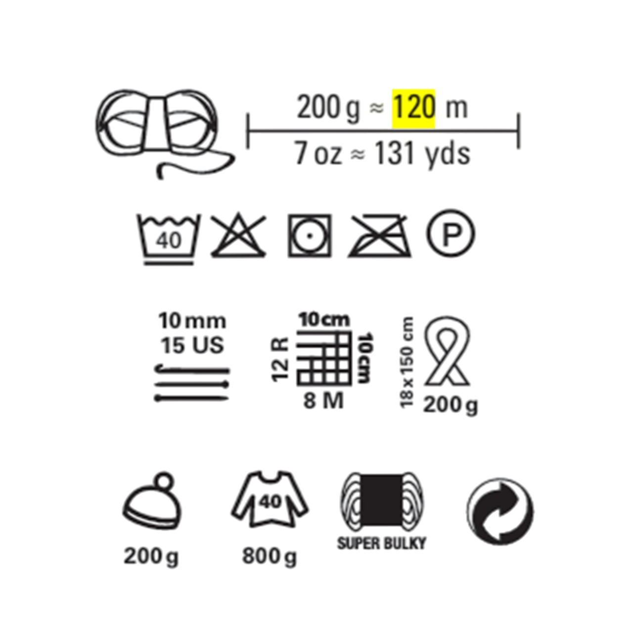 Zoom sur le fil multicolore mauve Bravo Big Color 100% acrylique. Canocea France