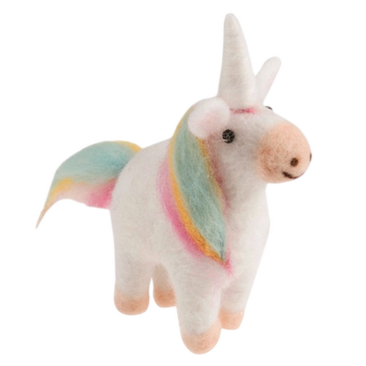 Kit feutrage à l’aiguille Trimits – Licorne DIY 14 x 13 cm pour débutants . Canocea France