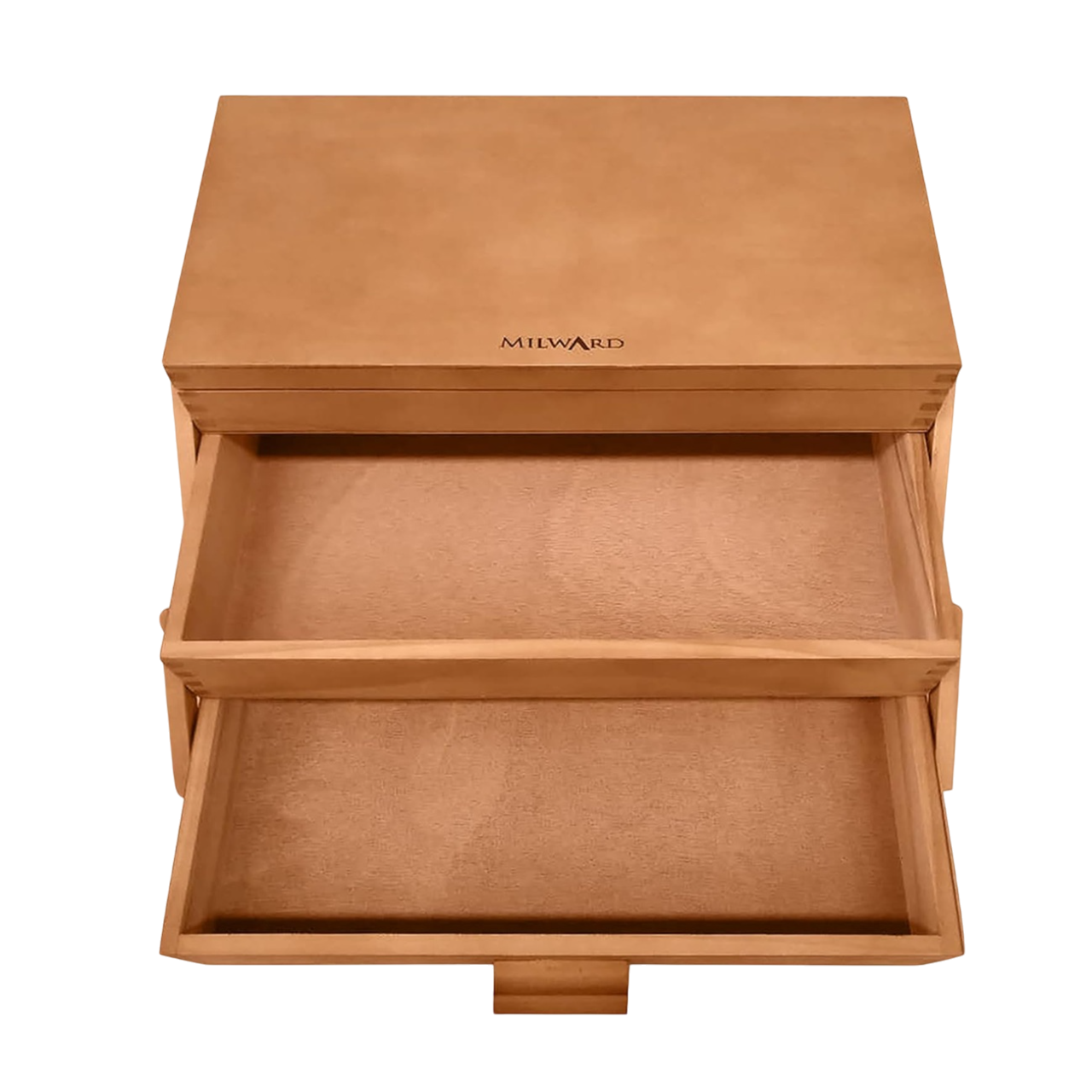 boîte artisanale en bois avec couvercle aimanté. Canocea France