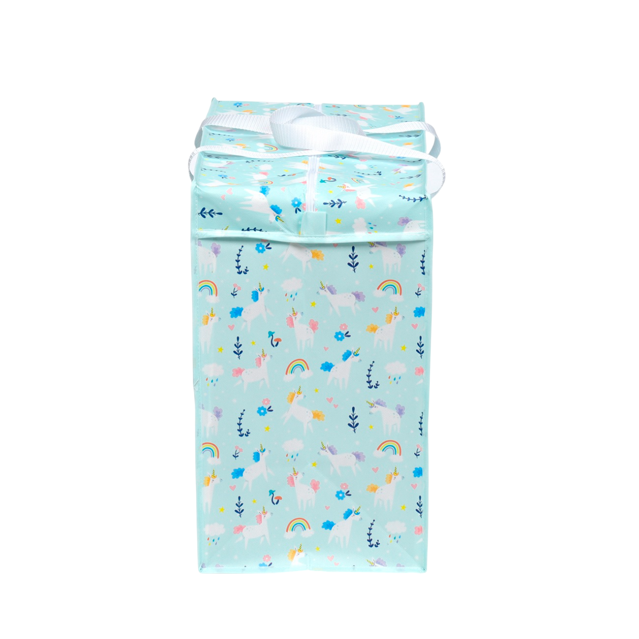 Sac de rangement XXL - Licorne - 28 x 55 x 48cm - Parfait linge, jouets, vêtements ...