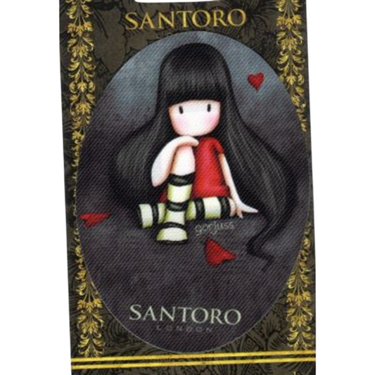 Pièce thermocollante - simply gorjus robe rouge - 8 x 11 cm - SANTORO - Ecusson