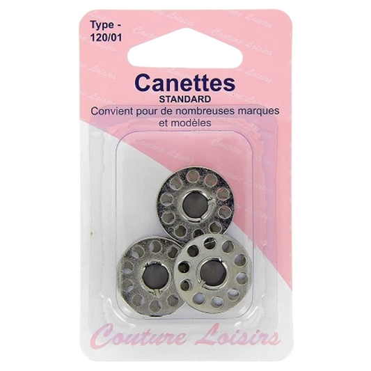 Canettes standard - métal  - Type 15K - 3 pièces - universelles