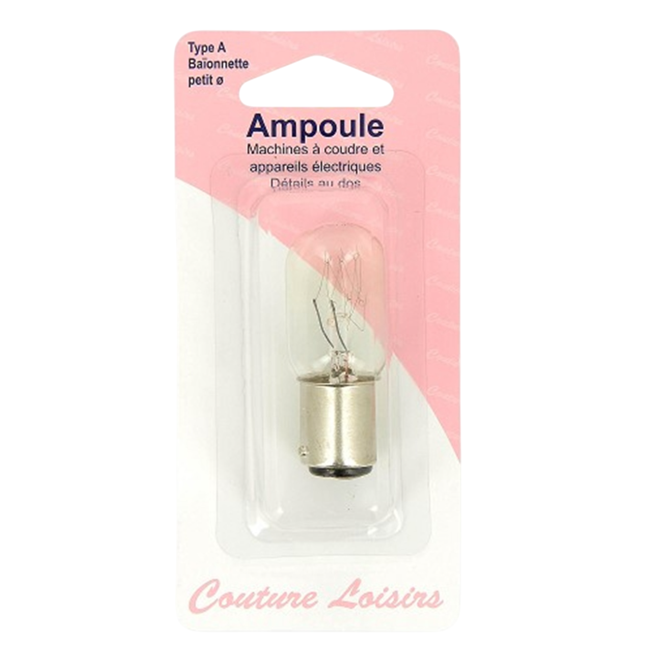 Ampoule de type B - baïonnette petit - Filament - 15W