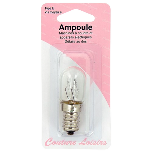 Ampoule de type E - à vis moyenne - Filament - 15W