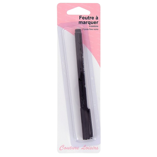 Stylo noir à marquer - indélébile - marquer les vêtements -