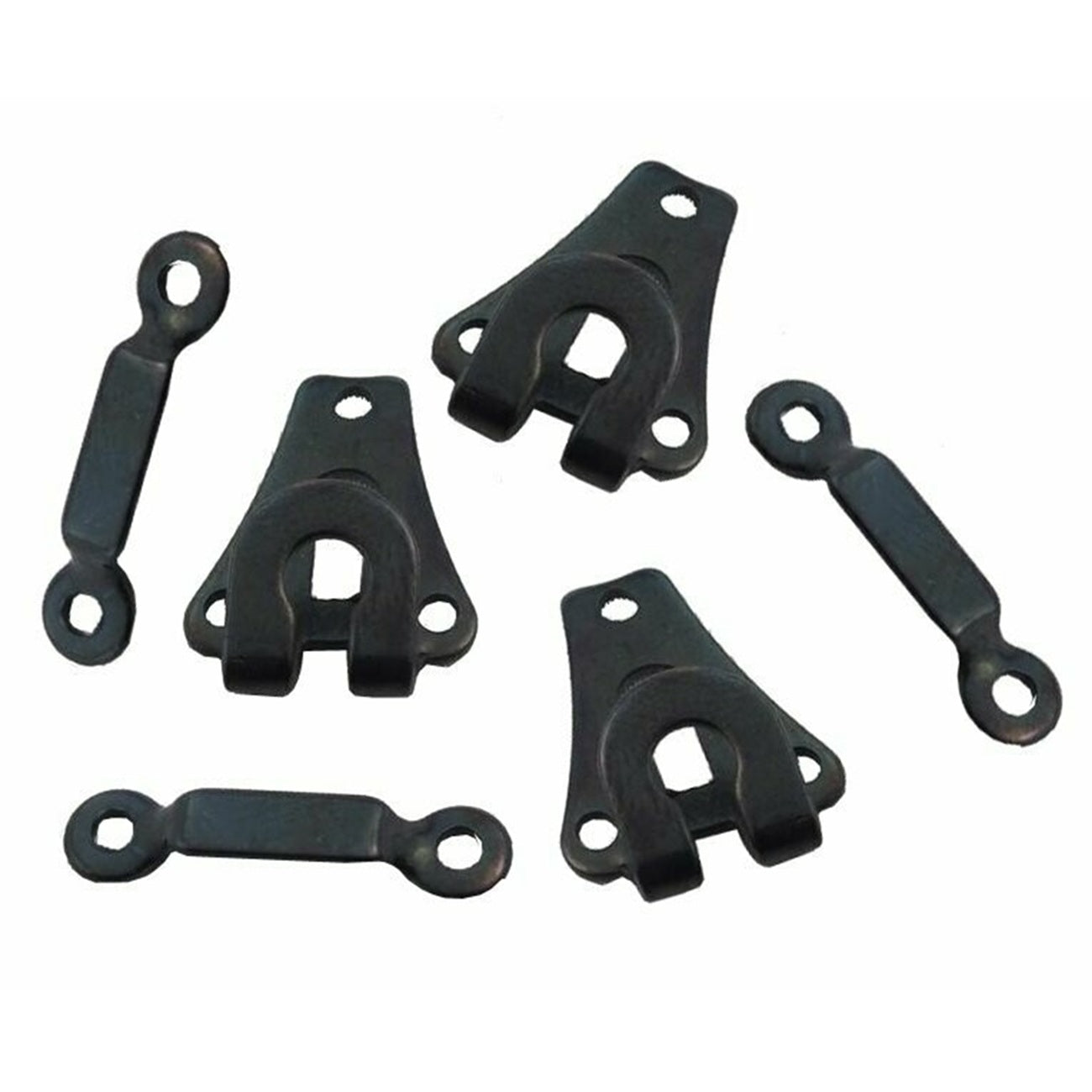 Attaches rapides - noires  - 3 pièces - Spécial jupes, pantalons, vestes
