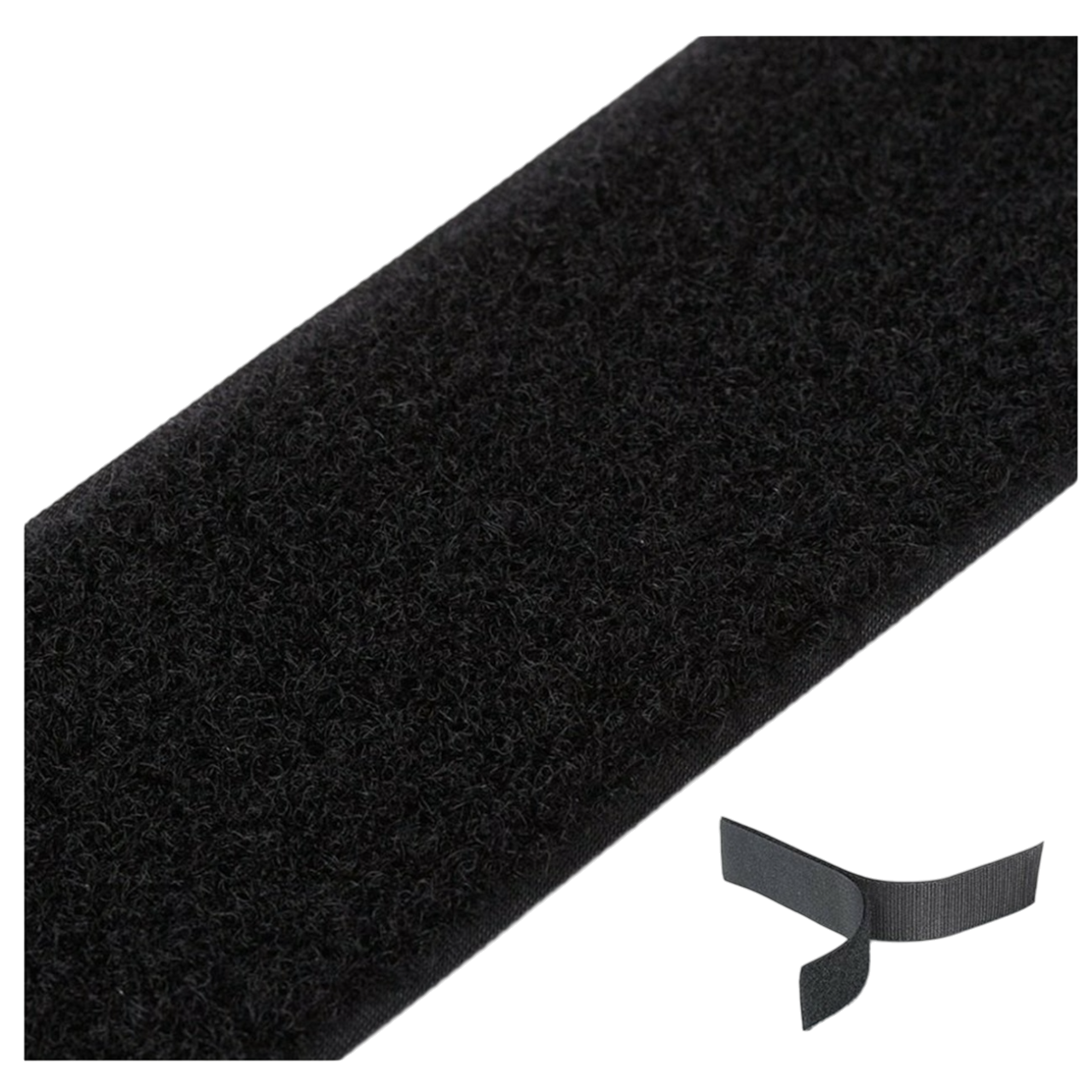 ruban style velcro noir. Canocea