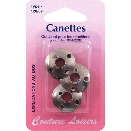 Canettes standard - métal  - Pour Singer automatique - 3 pièces -