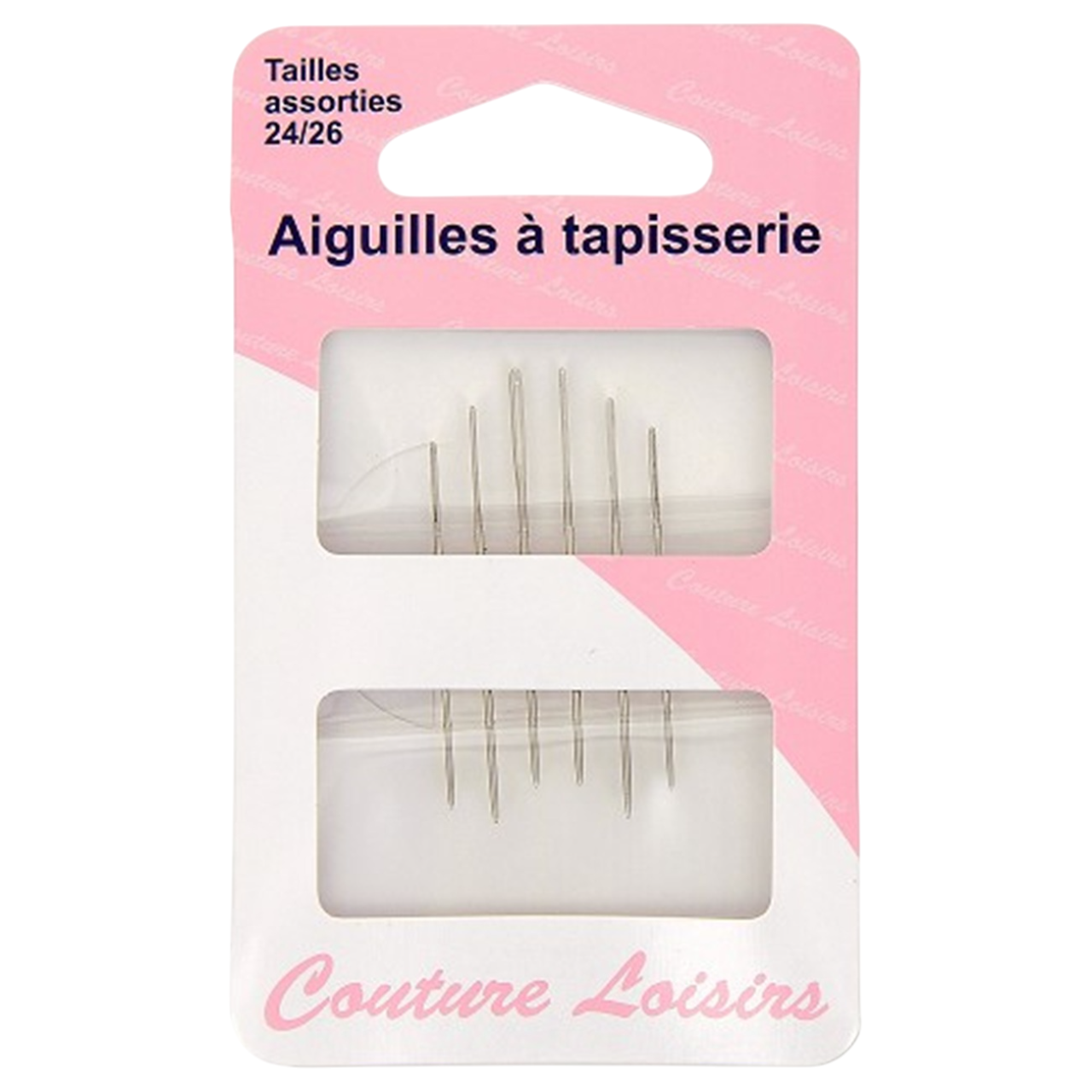 Aiguilles à tapisserie - taille 24/26 - 6 pièces