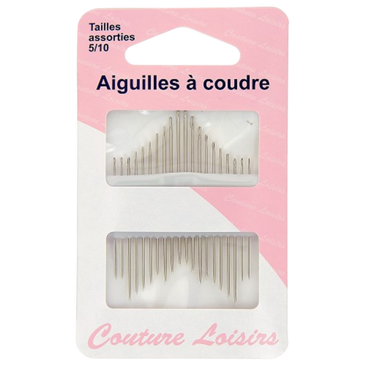 Aiguilles à coudre - Taille de 5 à 10 - 20 pièces