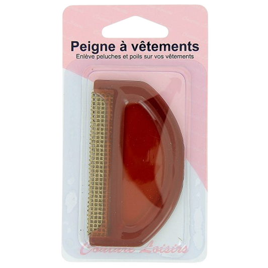 Peigne vêtements – 7,5 cm – Rase peluche et enlève poils