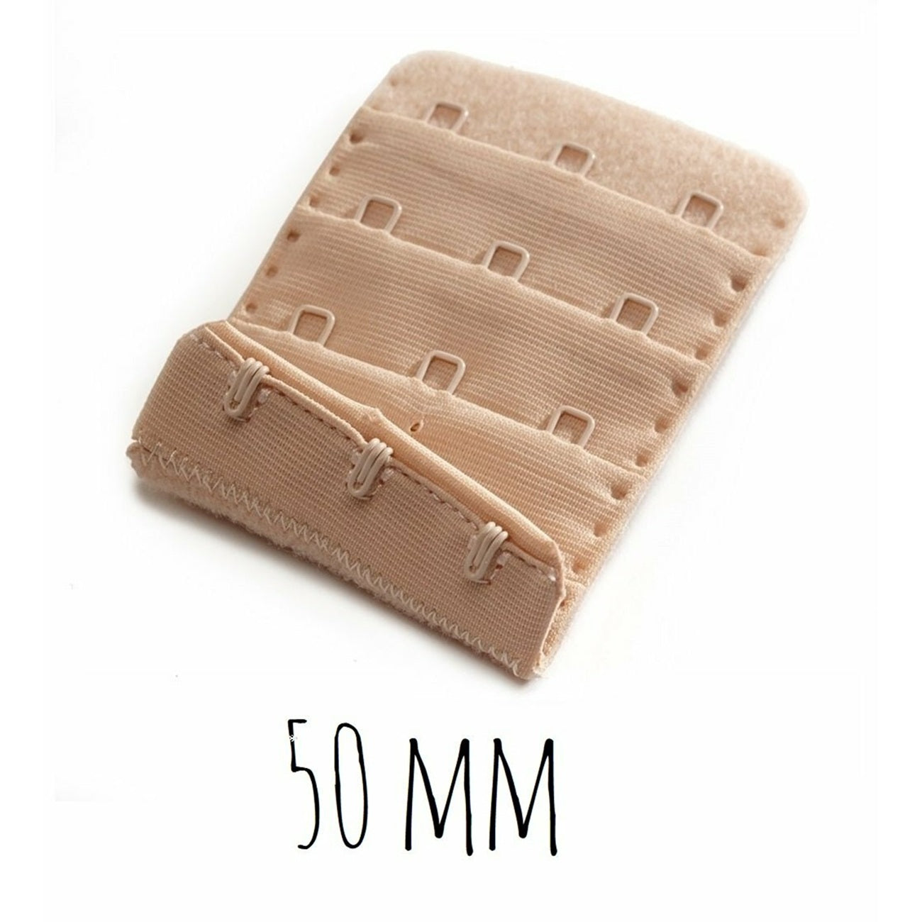 Rallonge soutien-gorge - 50mm - Beige - 3 crochets