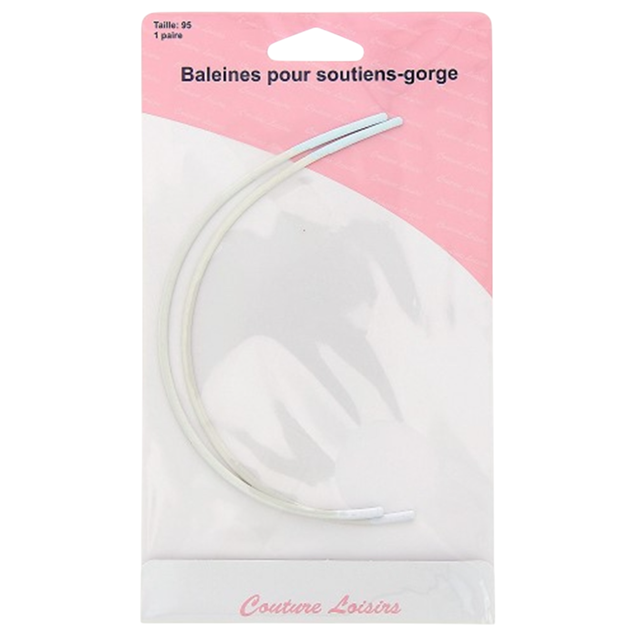 Baleines à soutien-gorge - Taille 95 - métal blanc