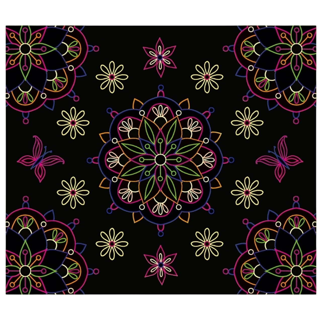 Bloc notes Superbes motifs - 20 magnifiques motifs à gratter - 17,5x20,5 cm -AUZOU
