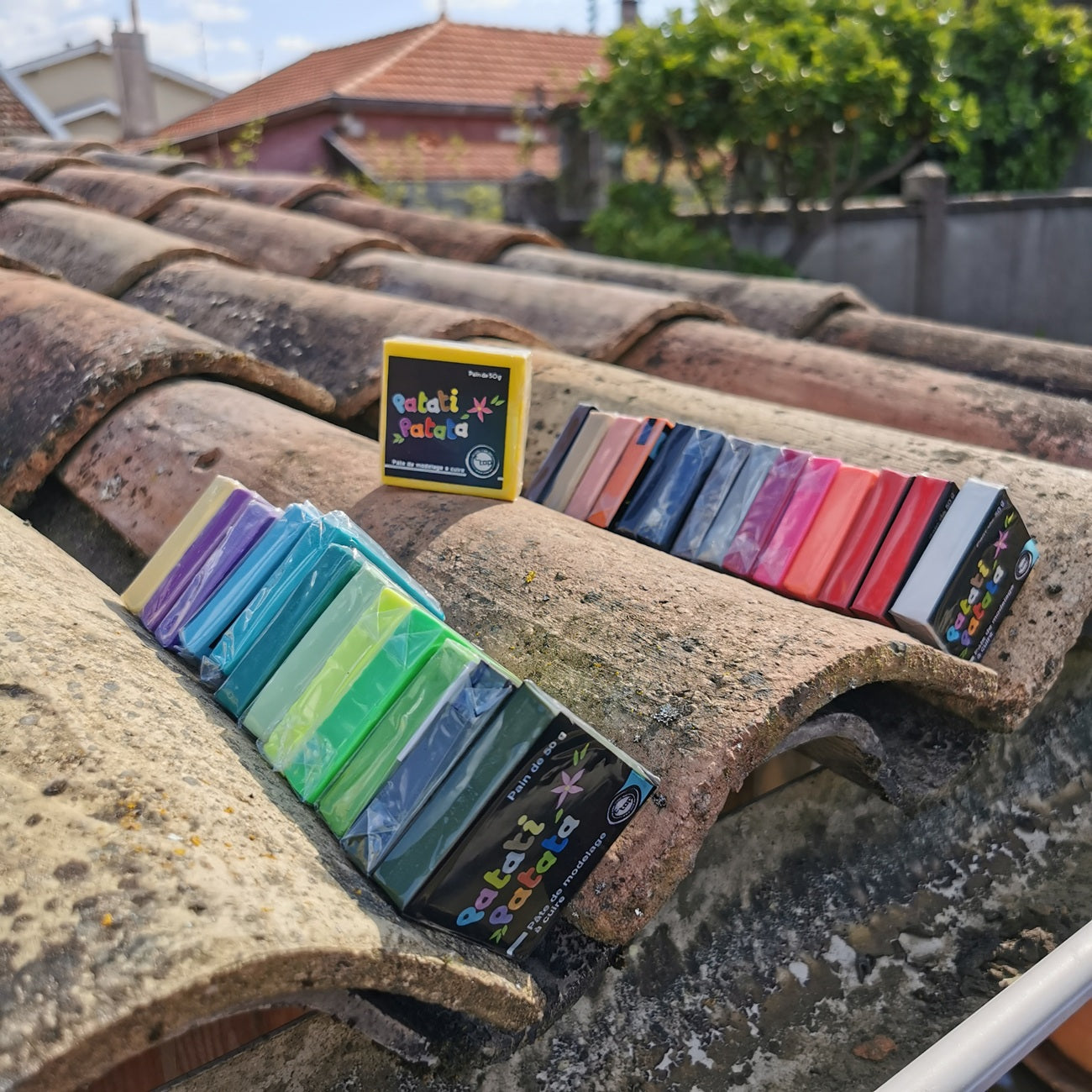 Pâte à modeler fine souple - à cuire marron taupe- 50g - Pâte polymère - Patati patata